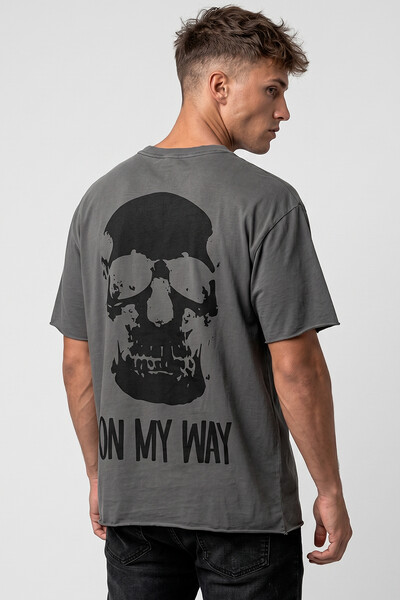 Foto Camiseta estonada chumbo On My Way
