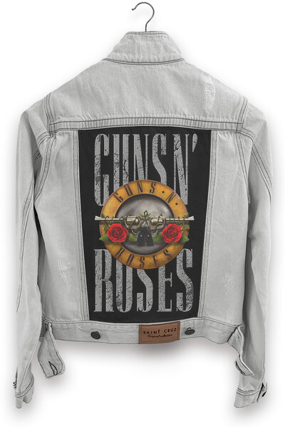 Foto Jaqueta jeans feminina cru Guns And Roses Outlet