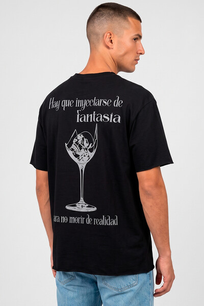 Foto Camiseta preta Drink