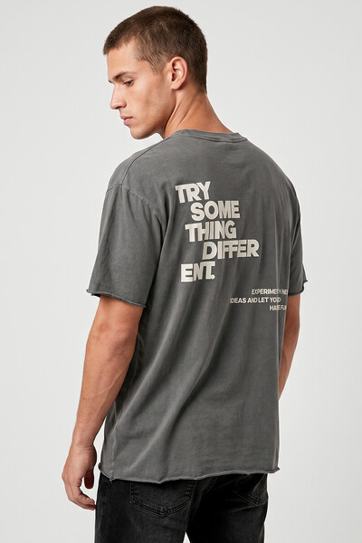 Foto Camiseta estonada chumbo Try Some