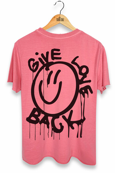 Foto Camiseta estonada coral Give
