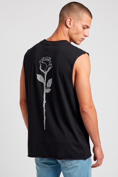Foto Cut Regata preta Rose Back
