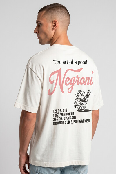 Foto Camiseta oversized off white Negroni