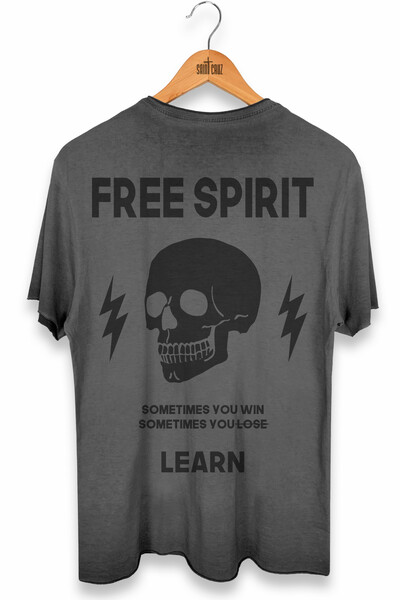 Foto Camiseta estonada cinza Free