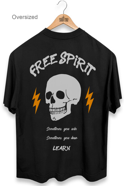 Foto Camiseta oversized preta Free