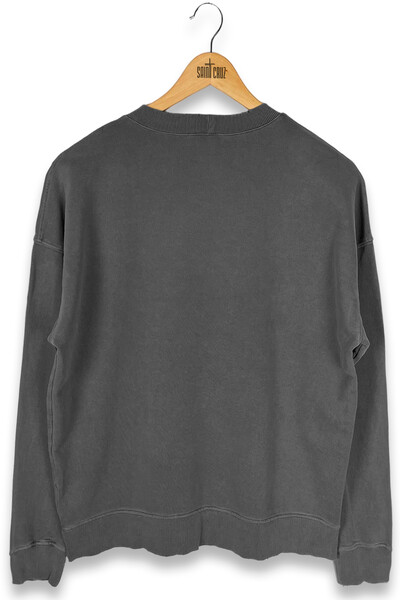 FotoBlusa oversized de moletom estonado chumbo Enjoy The Silence Front