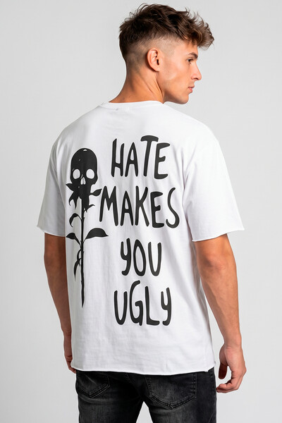 Foto Camiseta branca Hate