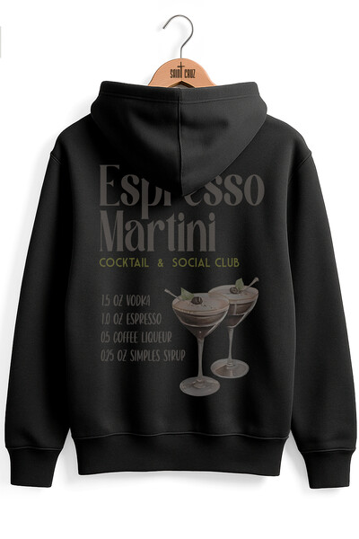 Foto Blusa puff de moletom preto Matini