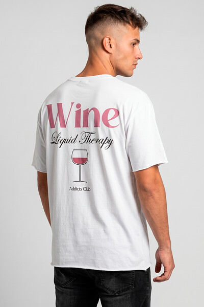 Foto Camiseta branca Wine
