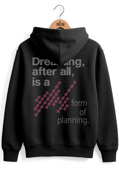 Foto Blusa puff de moletom preto Dreaming