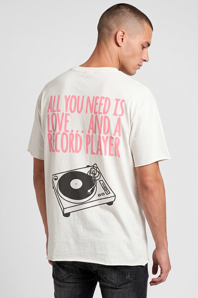 Foto Camiseta off white Record Player