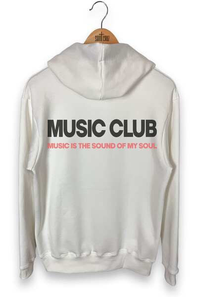 Foto Blusa puff de moletom off white Music Club