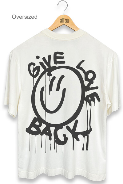 Foto Camiseta oversized estonada off white Give