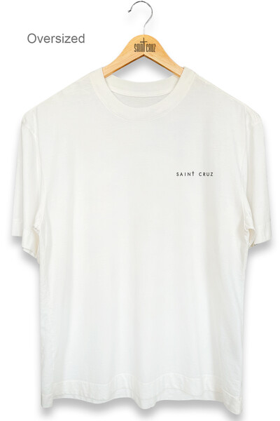 FotoCamiseta oversized estonada off white Give