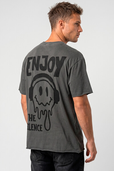 Foto Camiseta estonada chumbo Enjoy