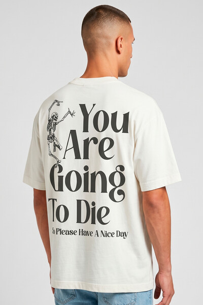 Foto Camiseta oversized off white Nice Day
