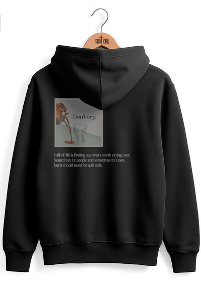 Foto Blusa puff de moletom preto Milk
