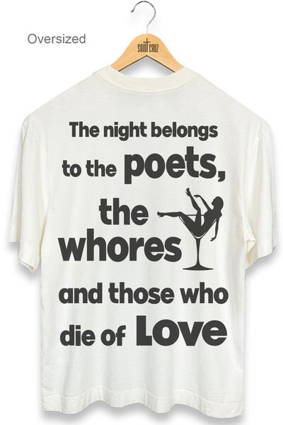 Foto Camiseta oversized estonada off white Poets