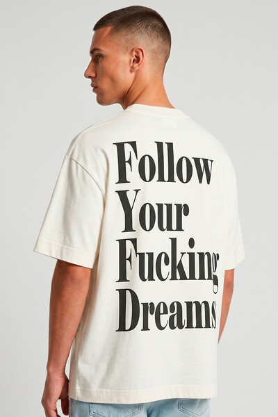 Foto Camiseta oversized off white Dreams Back