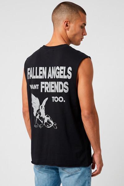 Foto Cut Regata preta Fallen Angels