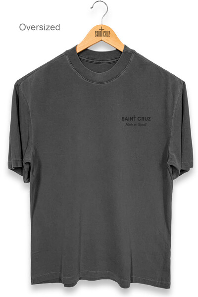 FotoCamiseta oversized estonada chumbo Music Club
