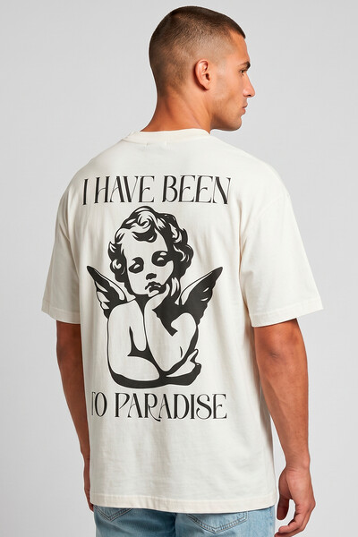 Foto Camiseta oversized off white Paradise