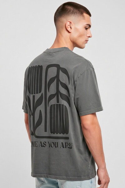 Foto Camiseta oversized estonada chumbo Come As You Are