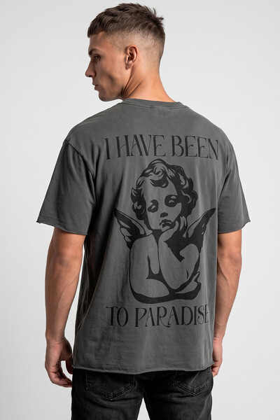 Foto Camiseta estonada chumbo Paradise