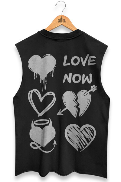 Foto Cut Regata preta Love Now