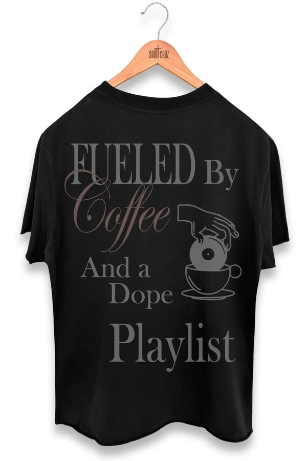 Camiseta preta Playlist