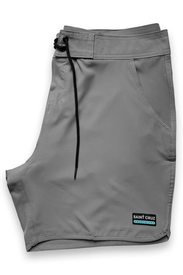 Bermuda retrô Cinza