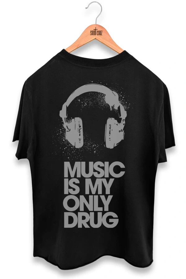 Camiseta preta Drug
