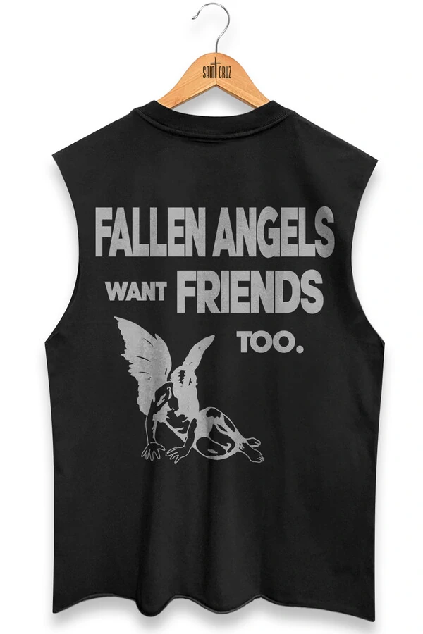 Cut Regata preta Fallen Angels