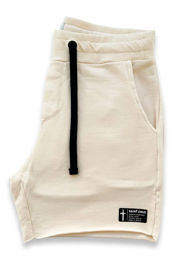 Bermuda de moletom estonado Off White