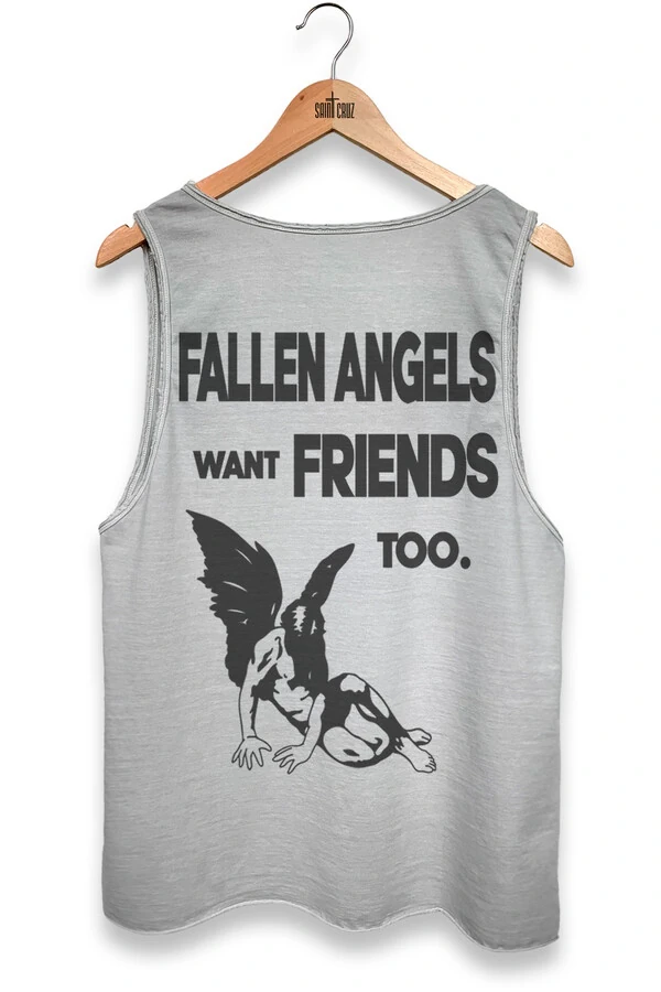 Regata estonada cinza clara Fallen Angels