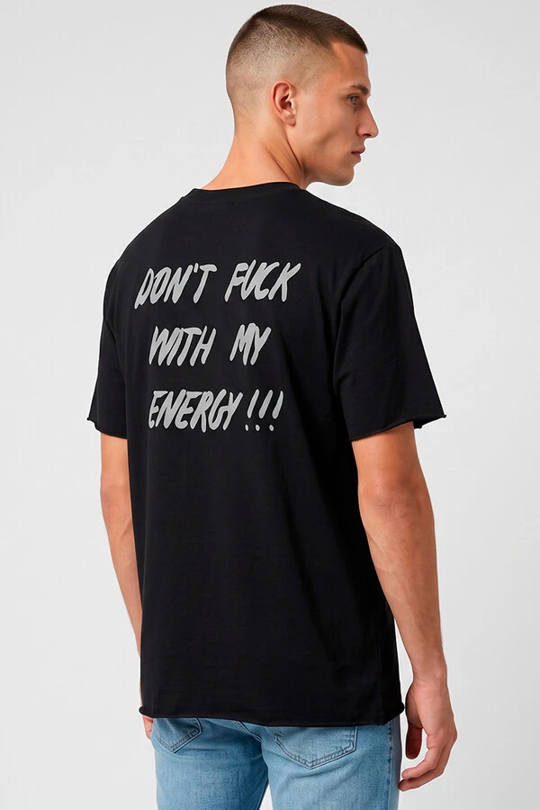 Camiseta preta Energy
