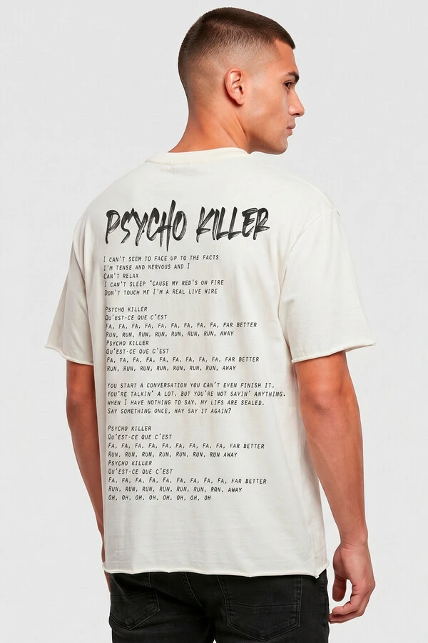 Camiseta off white Psyco