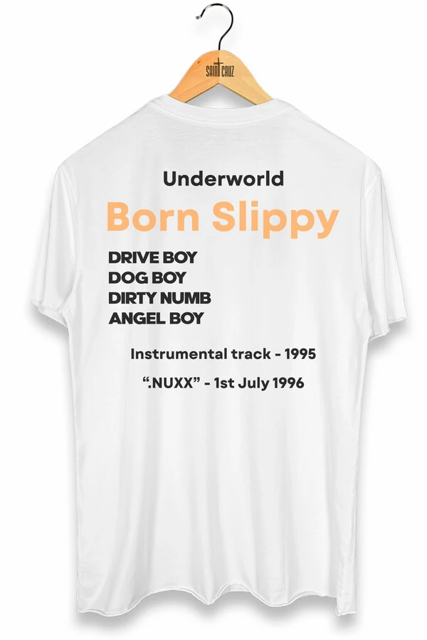 Camiseta branca Born Slippy