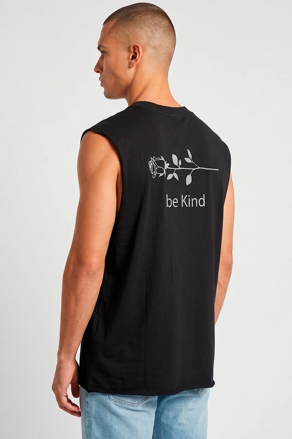 Cut Regata preta Be Kind
