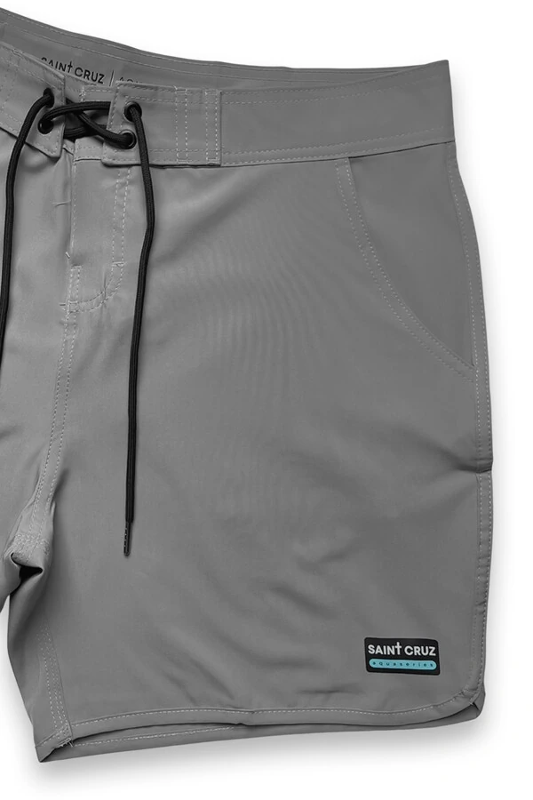 Bermuda retrô Cinza