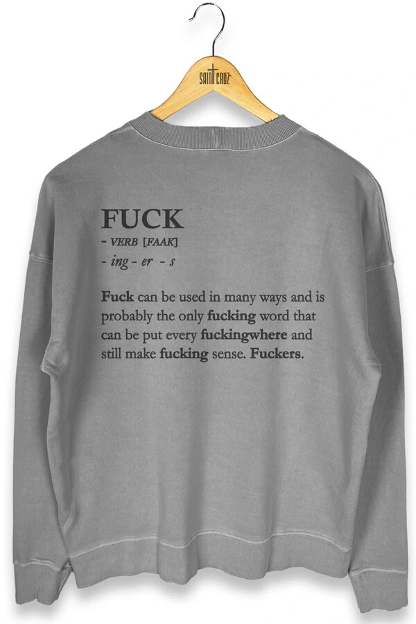 Blusa oversized de moletom estonado cinza Verb