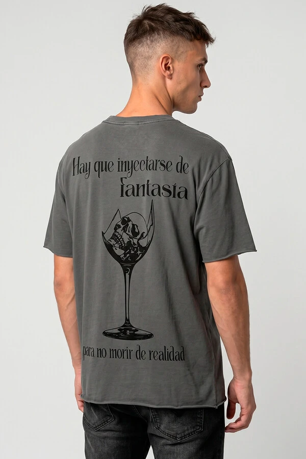 Camiseta estonada chumbo Drink
