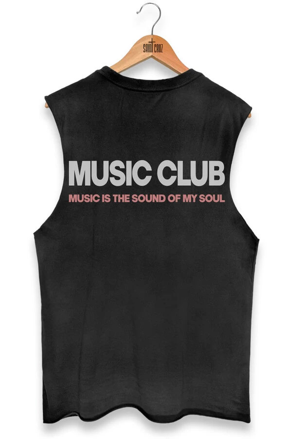 Cut Regata preta Music Club