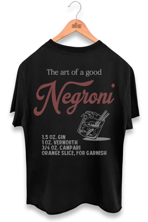 Camiseta preta Negroni