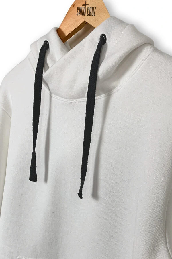 Blusa puff de moletom off white Try Some