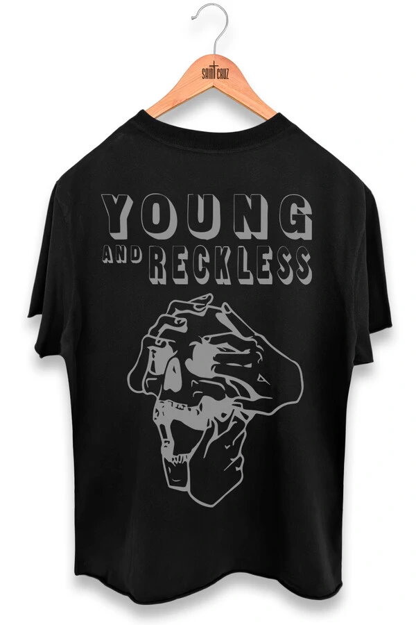 Camiseta preta Reckless