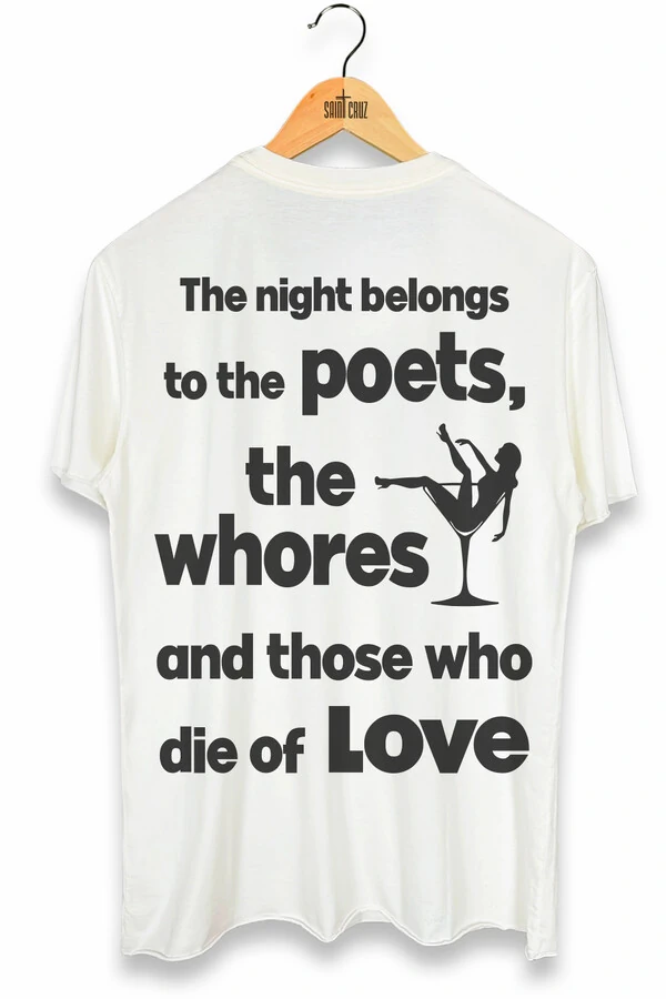 Camiseta off white Poets