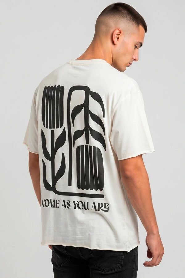 Camiseta off white Come As You Are