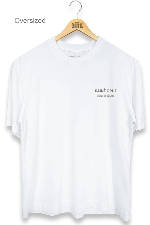 Camiseta oversized branca Martini