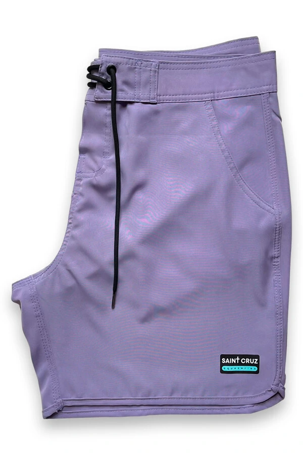 Bermuda retrô aqua Lilás